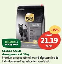 Select gold droogvoer kat-Select Gold