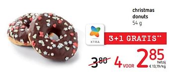 Promotions Christmas donuts - Produit Maison - Spar Retail - Valide de 01/12/2022 à 14/12/2022 chez Spar (Colruytgroup)