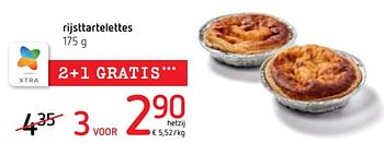 Promotions Rijsttartelettes - Produit Maison - Spar Retail - Valide de 01/12/2022 à 14/12/2022 chez Spar (Colruytgroup)