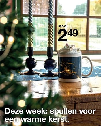 Promoties Mok - Huismerk - Zeeman  - Geldig van 03/12/2022 tot 09/12/2022 bij Zeeman