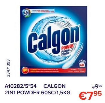 Promoties A10282-5*54 calgon 2in1 powder - Calgon - Geldig van 01/12/2022 tot 31/12/2022 bij Euro Shop
