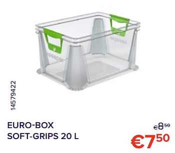Promoties Euro-box soft-grips - Huismerk - Euroshop - Geldig van 01/12/2022 tot 31/12/2022 bij Euro Shop
