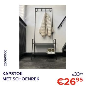 Promoties Kapstok met schoenrek - Huismerk - Euroshop - Geldig van 01/12/2022 tot 31/12/2022 bij Euro Shop