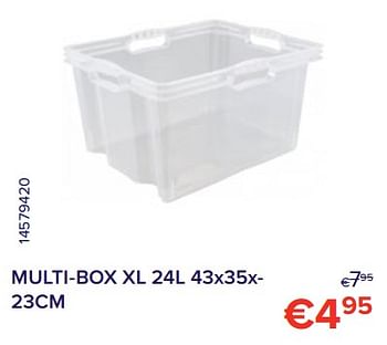 Promoties Multi-box xl - Huismerk - Euroshop - Geldig van 01/12/2022 tot 31/12/2022 bij Euro Shop
