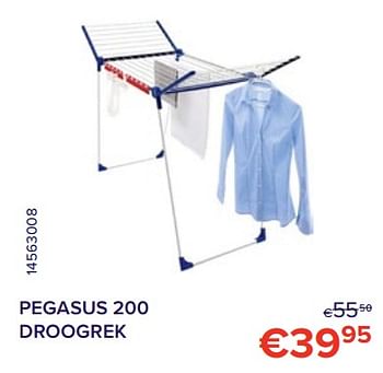 Promoties Pegasus 200 droogrek - Leifheit - Geldig van 01/12/2022 tot 31/12/2022 bij Euro Shop