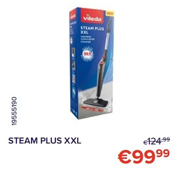 Promoties Steam plus xxl - Vileda - Geldig van 01/12/2022 tot 31/12/2022 bij Euro Shop