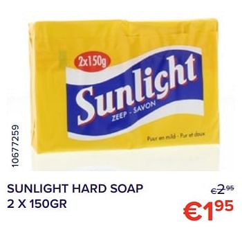 Promoties Sunlight hard soap - Sunlight - Geldig van 01/12/2022 tot 31/12/2022 bij Euro Shop