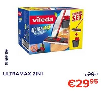 Promoties Ultramax 2in1 - Vileda - Geldig van 01/12/2022 tot 31/12/2022 bij Euro Shop