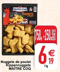 Nuggets de poulet kippennuggets maître coq-Maitre Coq