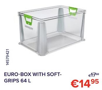 Promotions EURO-BOX WITH SOFTGRIPS - Produit Maison - Euroshop - Valide de 01/12/2022 à 31/12/2022 chez Euro Shop