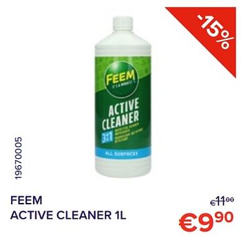 Promotions Feem active cleaner 1l - Feem - Valide de 01/12/2022 à 31/12/2022 chez Euro Shop