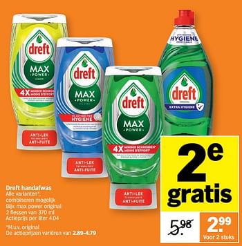 Promotions Max power original - Dreft - Valide de 05/12/2022 à 11/12/2022 chez Albert Heijn