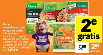 Promoties Veggie wortelwraps - Knorr - Geldig van 05/12/2022 tot 11/12/2022 bij Albert Heijn