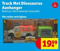 Truck met dinosaurus aanhanger-Huismerk - Kruidvat