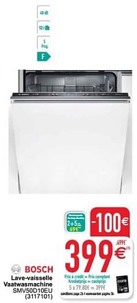 Bosch lave-vaisselle vaatwasmachine smv50d10eu-Bosch