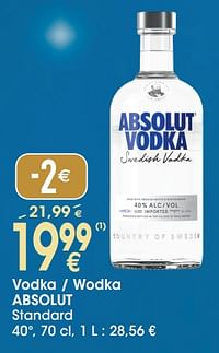Vodka - wodka absolut-Absolut