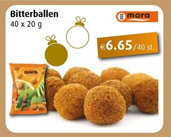 Promoties Bitterballen - Mora - Geldig van 28/11/2022 tot 31/12/2022 bij Aronde