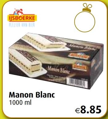 Promoties Manon blanc - Ijsboerke - Geldig van 28/11/2022 tot 31/12/2022 bij Aronde