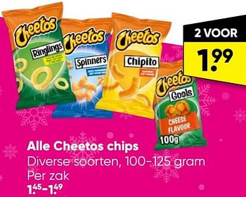 Promoties Cheetos chips - Cheetos  - Geldig van 05/12/2022 tot 18/12/2022 bij Big Bazar