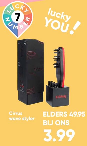 Promoties Cirrus wave styler - Cirrus - Geldig van 05/12/2022 tot 18/12/2022 bij Big Bazar