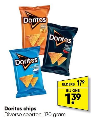 Promoties Doritos chips - Doritos - Geldig van 05/12/2022 tot 18/12/2022 bij Big Bazar