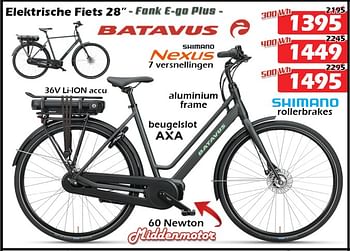 Promoties Elektrische fiets 28`` - Batavus - Geldig van 24/11/2022 tot 18/12/2022 bij Itek