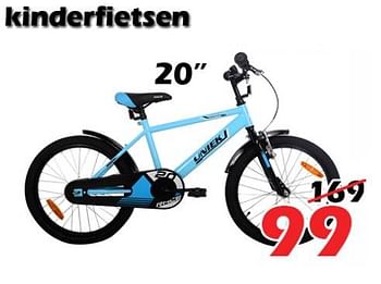 Promoties Kinderfietsen 20`` - Huismerk - Itek - Geldig van 24/11/2022 tot 18/12/2022 bij Itek