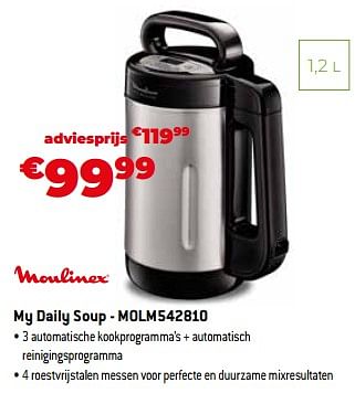 Promoties Moulinex my daily soup - molm542810 - Moulinex - Geldig van 02/12/2022 tot 31/12/2022 bij Exellent