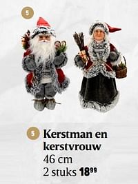 Kerstman en kerstvrouw-Huismerk - Delhaize