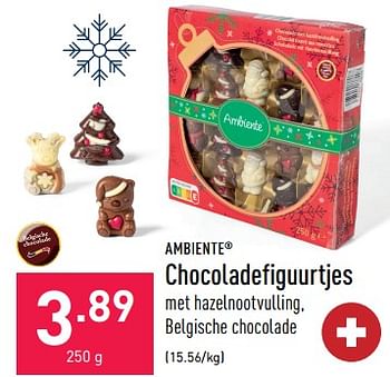 Promoties Chocoladefiguurtjes - Ambiente - Geldig van 16/12/2022 tot 23/12/2022 bij Aldi