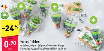 Promotions Herbes fraîches - Produit maison - Aldi - Valide de 12/12/2022 à 17/12/2022 chez Aldi