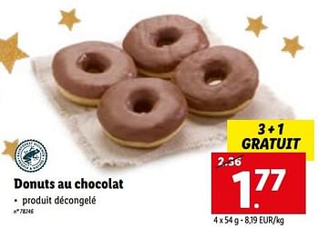 Promotions Donuts au chocolat - Produit maison - Lidl - Valide de 12/12/2022 à 17/12/2022 chez Lidl