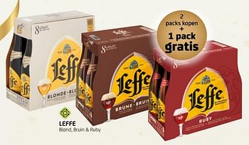 Promoties Leffe 2 packs kopen + 1 pack gratis - Leffe - Geldig van 16/12/2022 tot 31/12/2022 bij BelBev