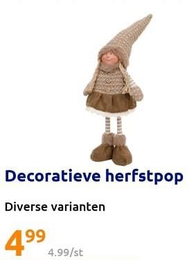 Promotions Decoratieve herfstpop - Produit Maison - Action - Valide de 07/12/2022 à 13/12/2022 chez Action