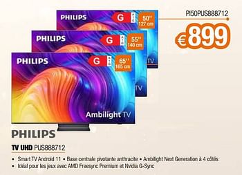 Promotions Philips tv uhd pi50pus888712 - Philips - Valide de 02/12/2022 à 31/12/2022 chez Expert