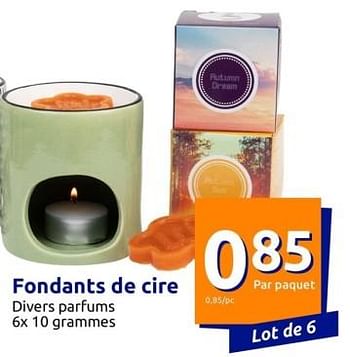 Promotions Fondants de cire - Produit Maison - Action - Valide de 07/12/2022 à 13/12/2022 chez Action