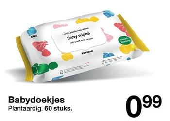 Promoties Babydoekjes - Huismerk - Zeeman  - Geldig van 10/12/2022 tot 16/12/2022 bij Zeeman