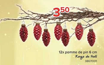 Promotions 12x pomme de pin - Produit Maison - Euroshop - Valide de 21/11/2022 à 31/12/2022 chez Euro Shop