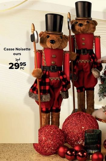 Promotions Casse noisette ours - Produit Maison - Euroshop - Valide de 21/11/2022 à 31/12/2022 chez Euro Shop