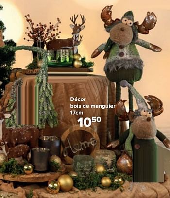 Promotions Décor bois de manguier - Produit Maison - Euroshop - Valide de 21/11/2022 à 31/12/2022 chez Euro Shop