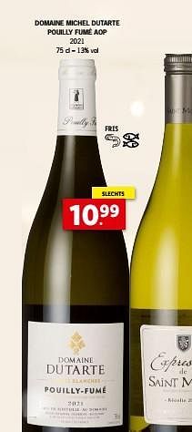 Promoties Domaine michel dutarte pouilly fumé aop - Witte wijnen - Geldig van 10/12/2022 tot 31/12/2022 bij Lidl