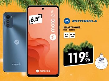 Promoties Motorola smartphone e32s - Motorola - Geldig van 07/12/2022 tot 31/12/2022 bij Electro Depot