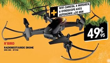 Promoties R`bird radiobestuurde drone dms 280 - R'Bird - Geldig van 07/12/2022 tot 31/12/2022 bij Electro Depot