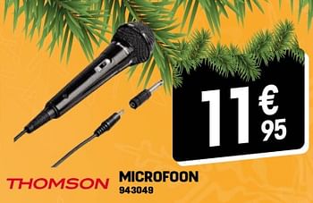 Promoties Thomson microfoon - Thomson - Geldig van 07/12/2022 tot 31/12/2022 bij Electro Depot