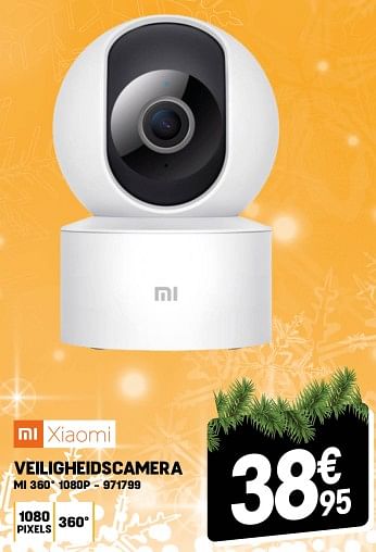 Promoties Xiaomi veiligheidscamera mi 360° 1080p - Xiaomi - Geldig van 07/12/2022 tot 31/12/2022 bij Electro Depot