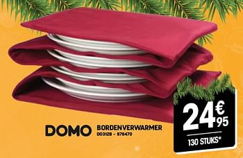 Promoties Domo elektro bordenverwarmer do312b - Domo elektro - Geldig van 07/12/2022 tot 31/12/2022 bij Electro Depot