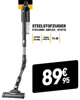 Promoties Valberg steelstofzuiger cyclonic-s8flex - Valberg - Geldig van 07/12/2022 tot 31/12/2022 bij Electro Depot