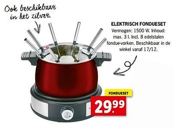 voorstel Circulaire Bijna dood SilverCrest Silvercrest elektrisch fondueset - Promotie bij Lidl