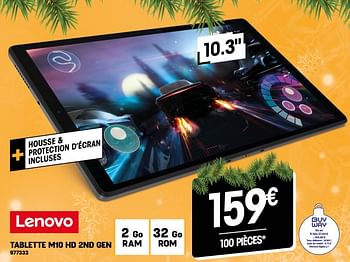 Promotions Lenovo tablette m10 hd 2nd gen - Lenovo - Valide de 07/12/2022 à 31/12/2022 chez Electro Depot