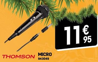 Promotions Thomson micro - Thomson - Valide de 07/12/2022 à 31/12/2022 chez Electro Depot